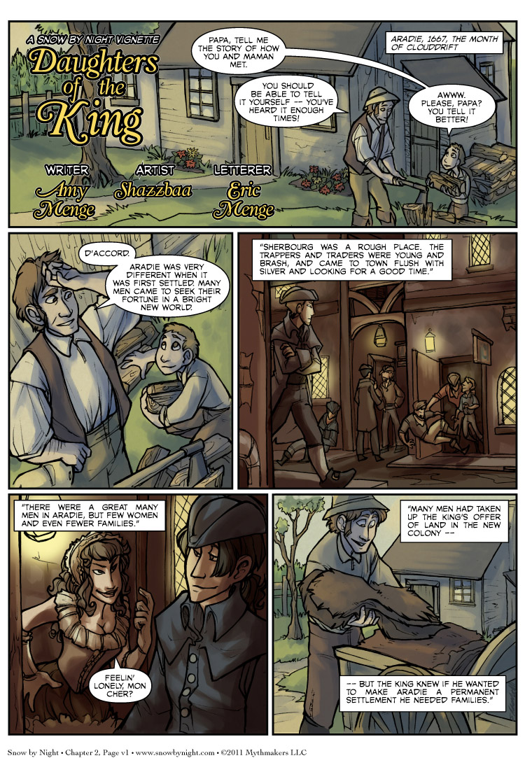 Daughters of the King, Page 1